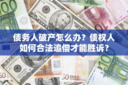 北京债务人破产怎么办？债权人如何合法追偿才能胜诉？