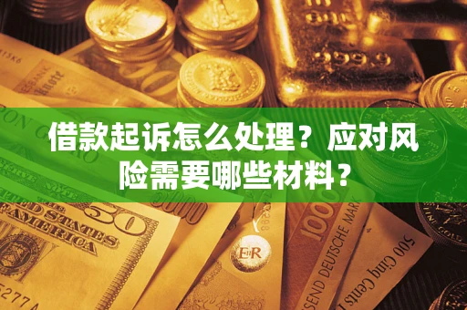 北京借款起诉怎么处理？应对风险需要哪些材料？
