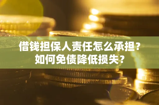 北京借钱担保人责任怎么承担？如何免债降低损失？