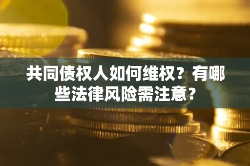 北京共同债权人如何维权？有哪些法律风险需注意？