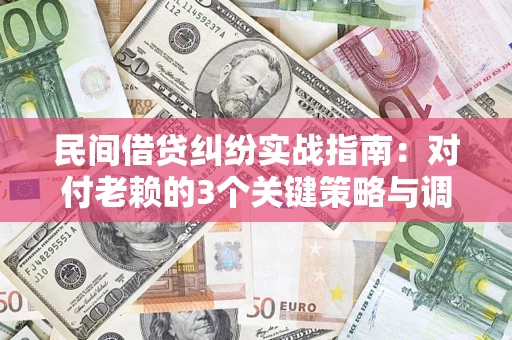 北京民间借贷纠纷实战指南：对付老赖的3个关键策略与调解盲区解析