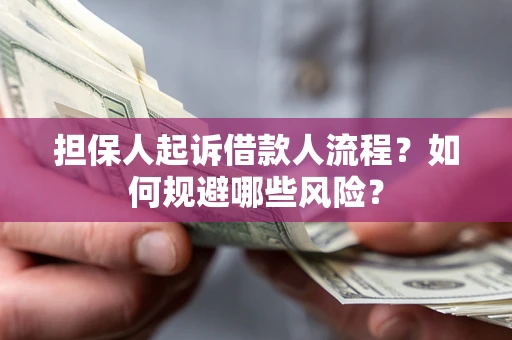 北京担保人起诉借款人流程？如何规避哪些风险？