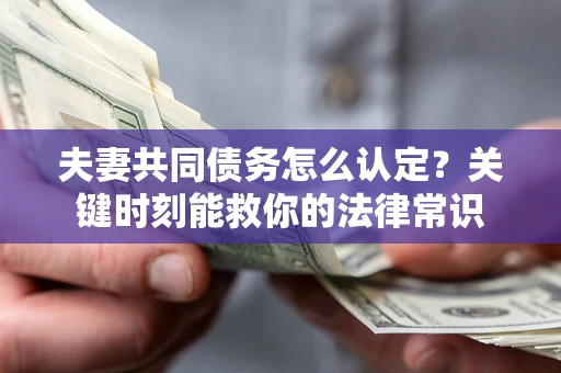 北京夫妻共同债务怎么认定？关键时刻能救你的法律常识