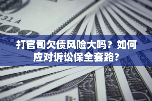 北京打官司欠债风险大吗？如何应对诉讼保全套路？